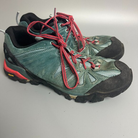 Merrell Capra womans size 10 Dragon fly/Teal Trail hiking/walking shoes J32456 - Picture 1 of 7